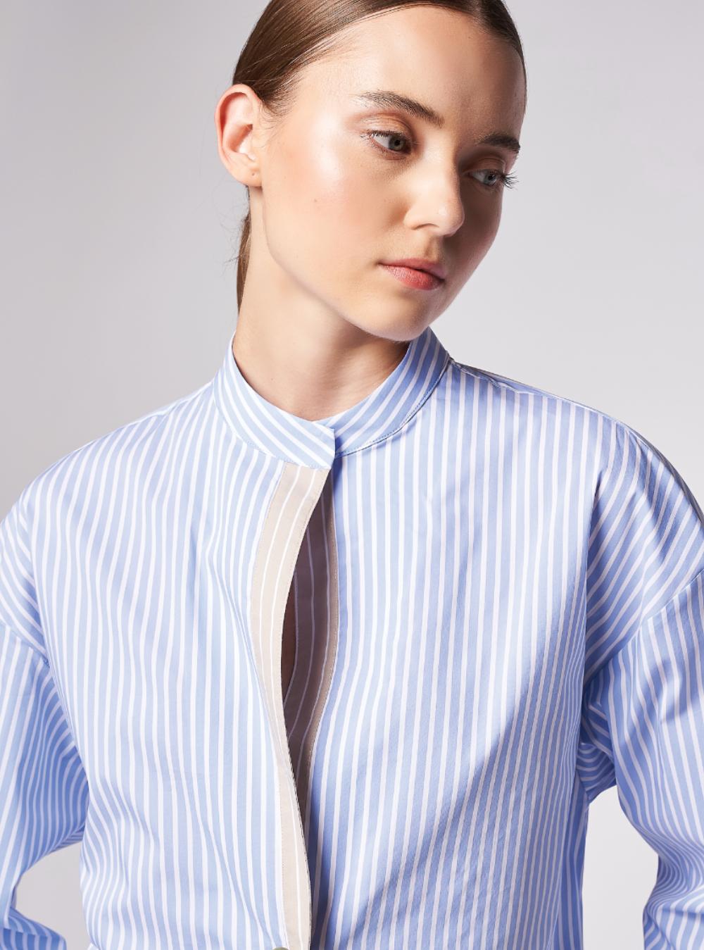 SHIRT WITH CONTRAST SOSPESO