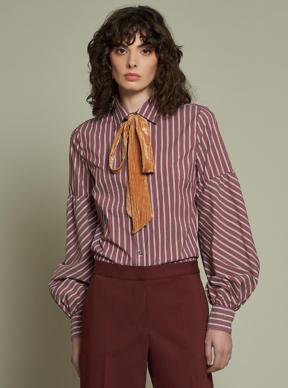 SHIRT WITH CONTRAST LINFA 