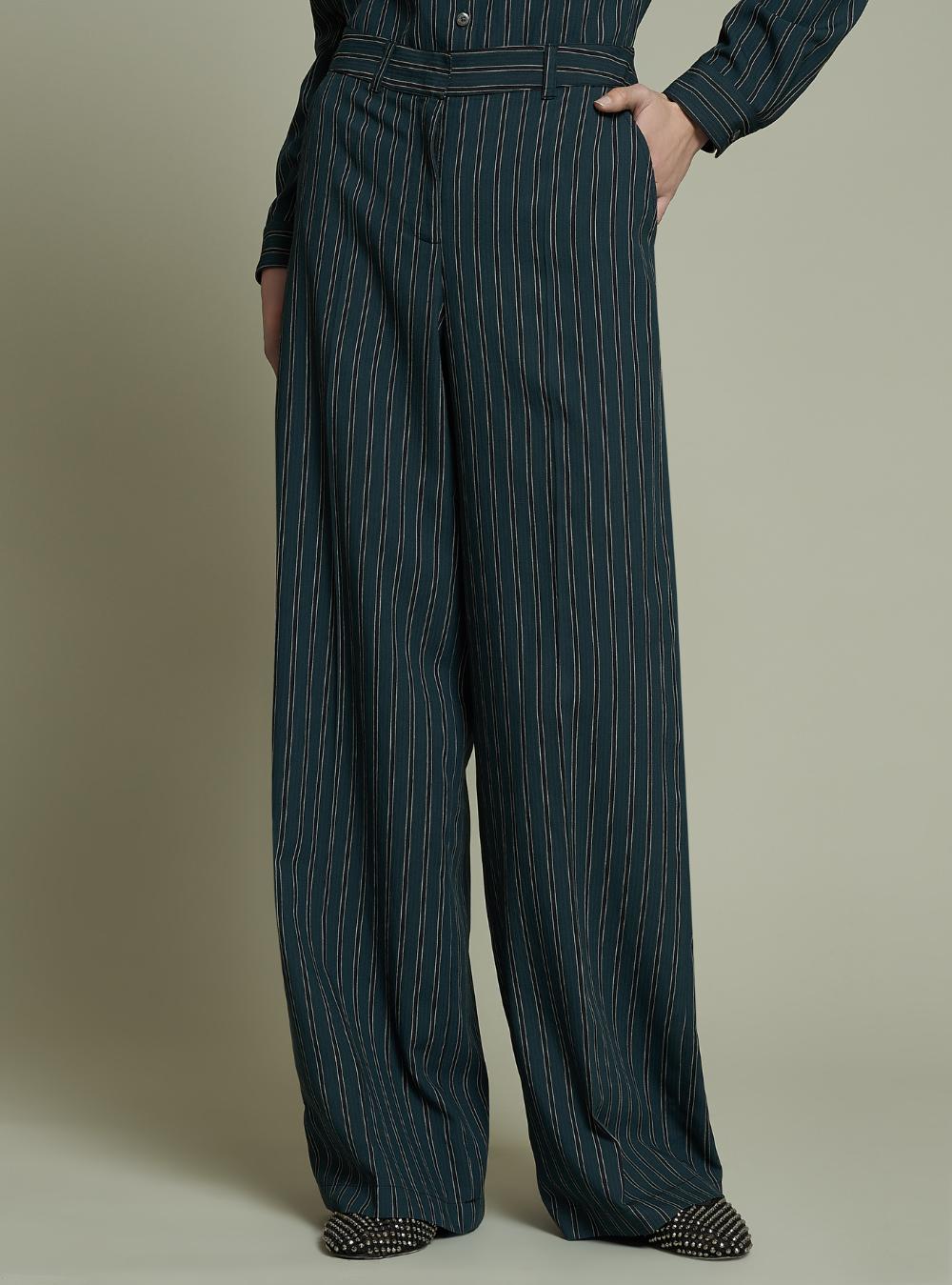 TROUSERS FOGLIA