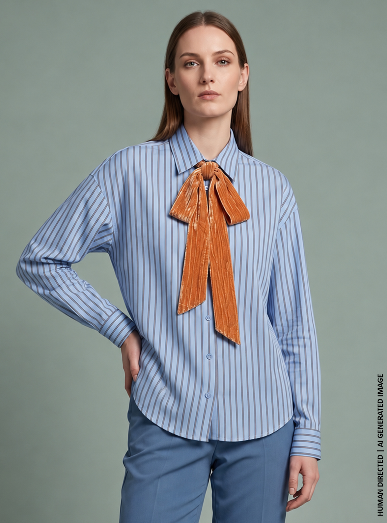 SHIRT WITH CONTRAST BALANCE