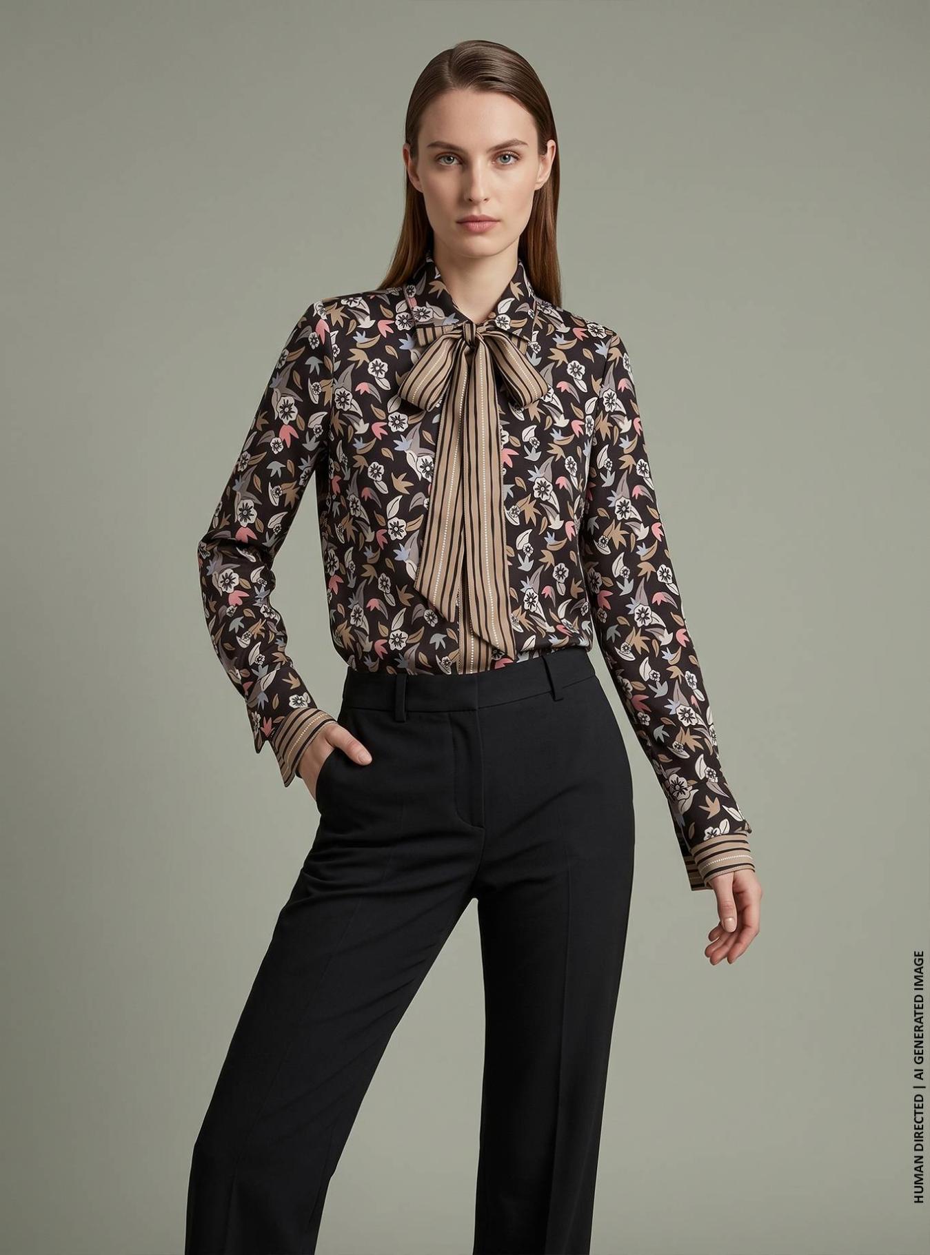 SHIRT WITH CONTRAST STUBE