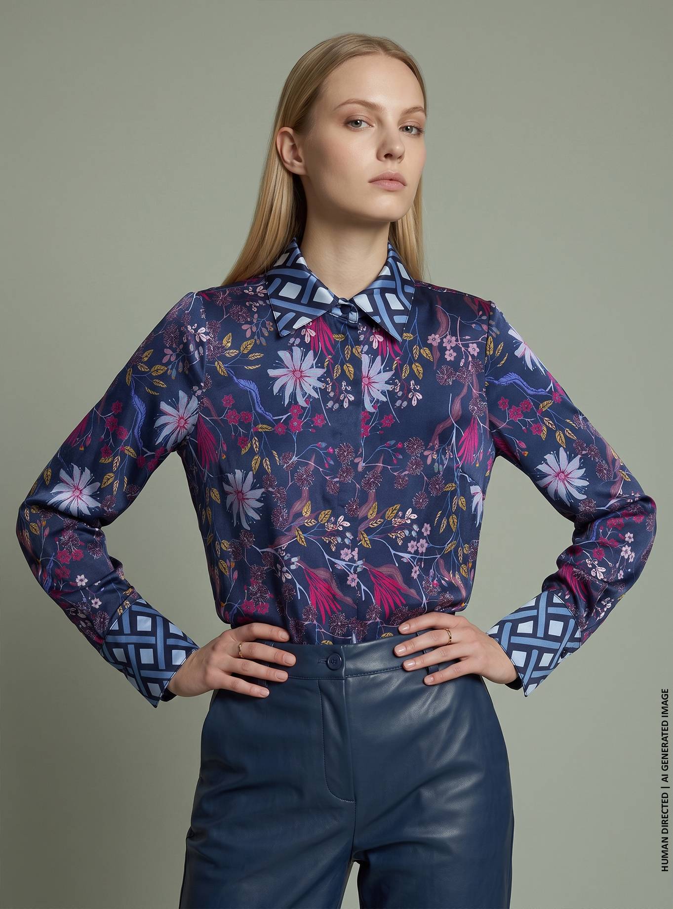 CAMICIA CON CONTRASTO