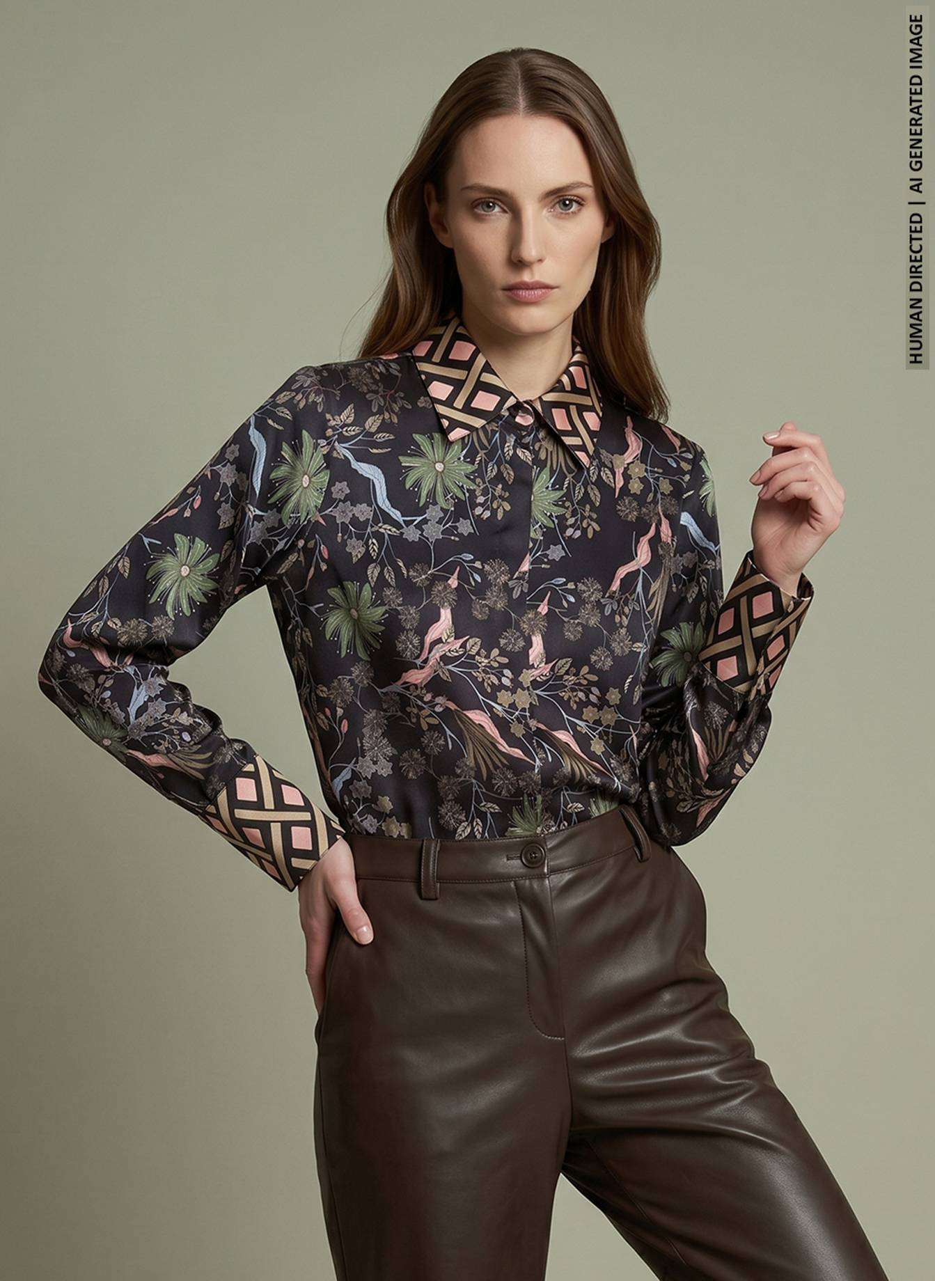 CAMICIA CON CONTRASTO