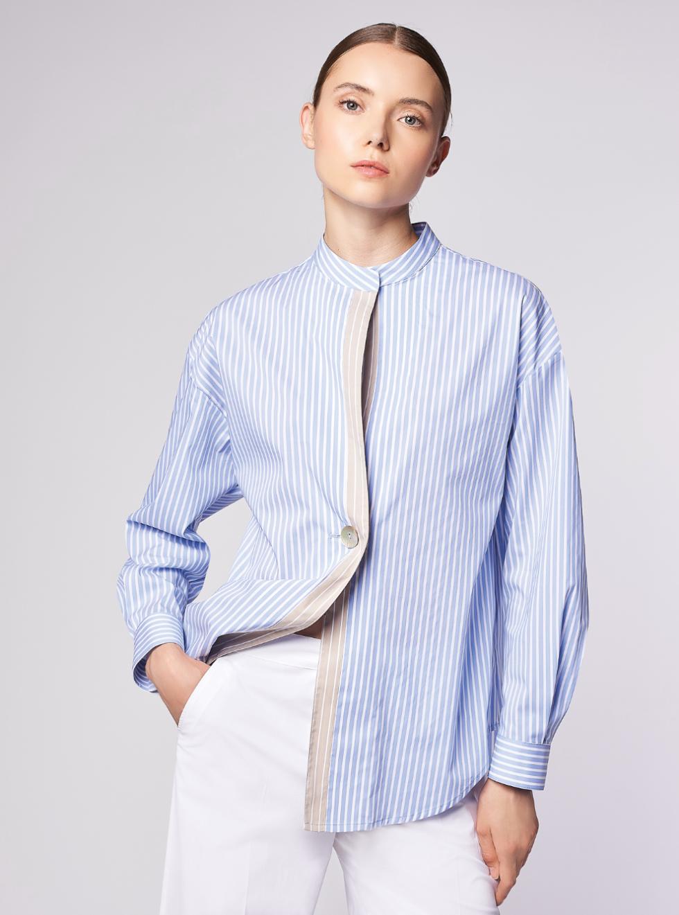 CAMICIA CON CONTRASTO SOSPESO