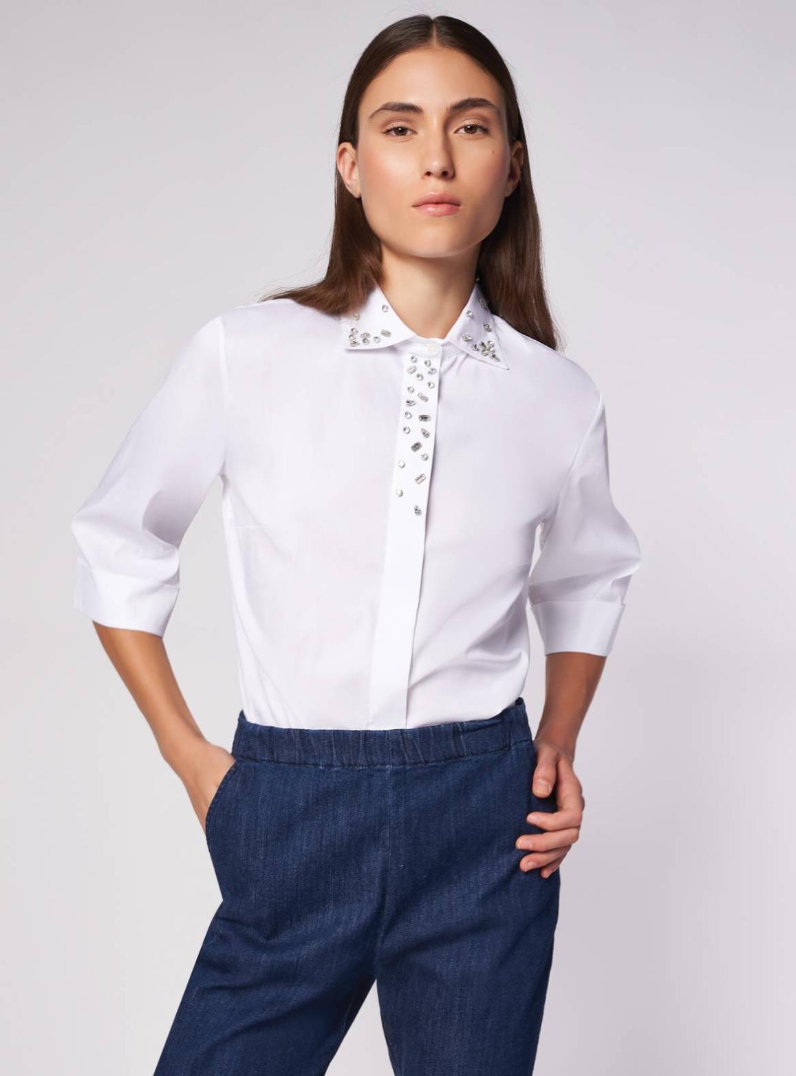 CAMICIA CON APPLICAZIONE VENTO