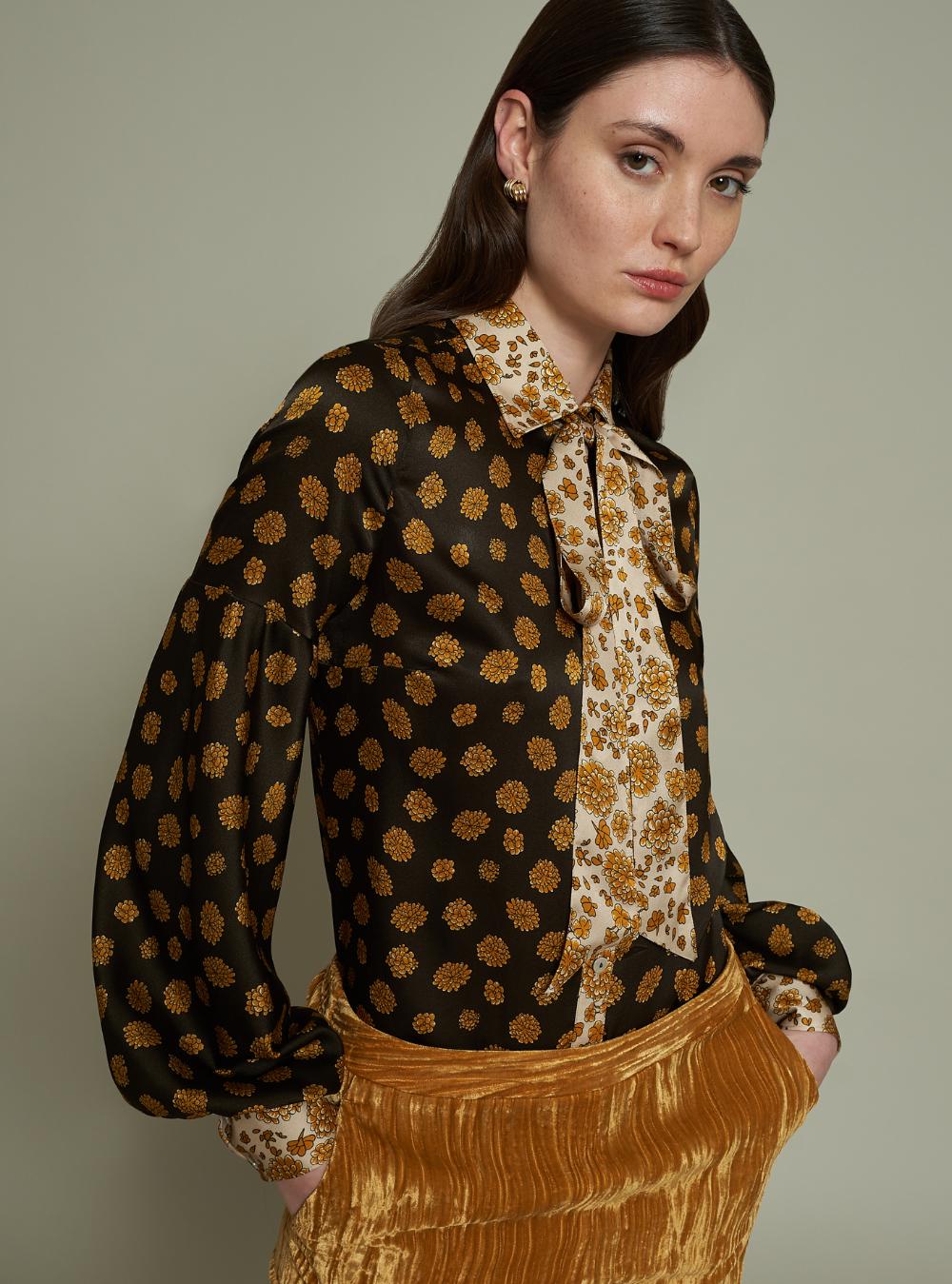 CAMICIA CON CONTRASTO LINFA 