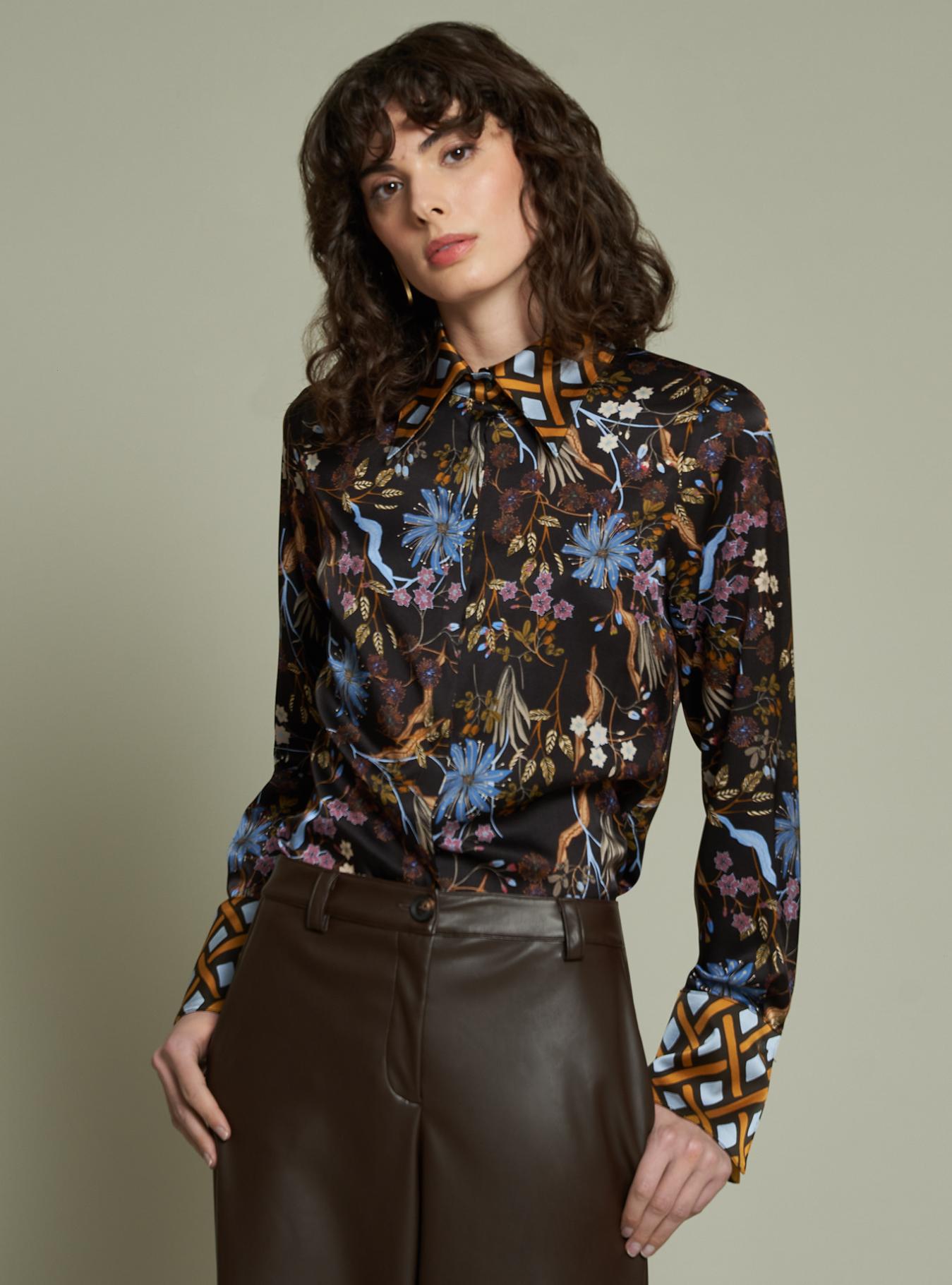 CAMICIA CON CONTRASTO RADURA