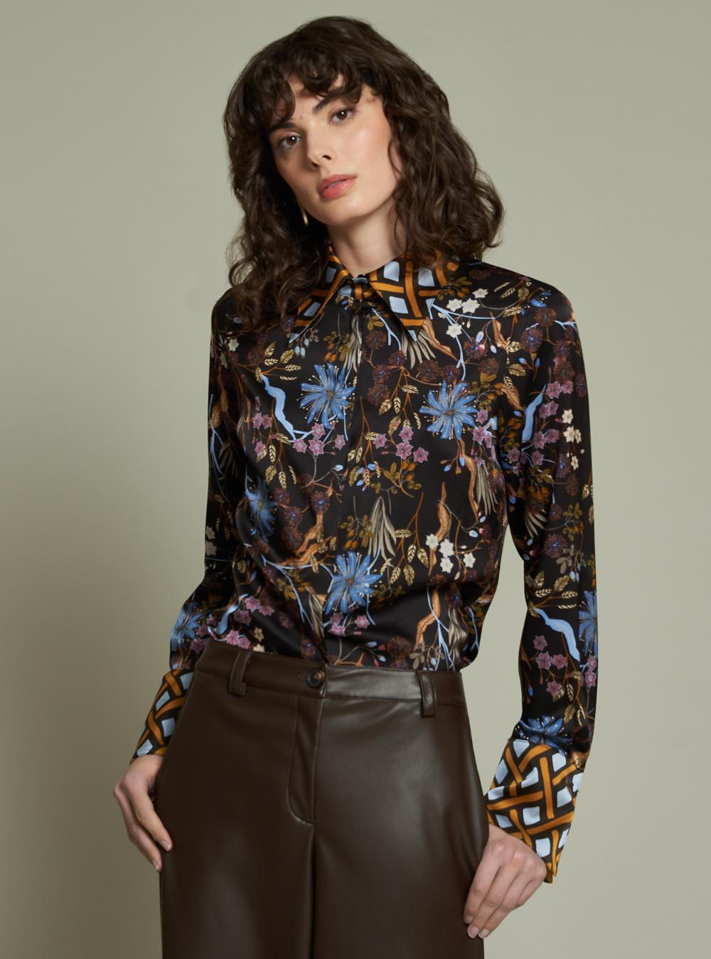 CAMICIA CON CONTRASTO RADURA