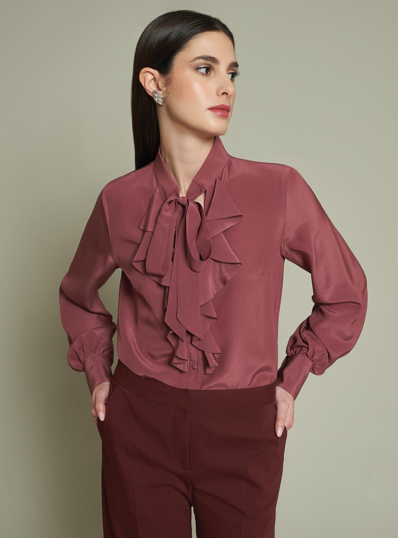 CAMICIA CON BOTTONI RICOPERTI NIDO