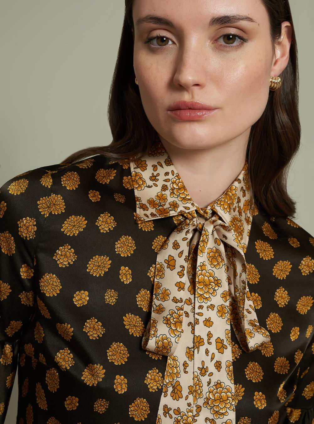 CAMICIA CON CONTRASTO LINFA 