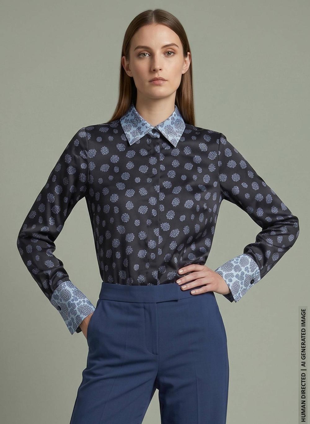 CAMICIA CON CONTRASTO RADURA