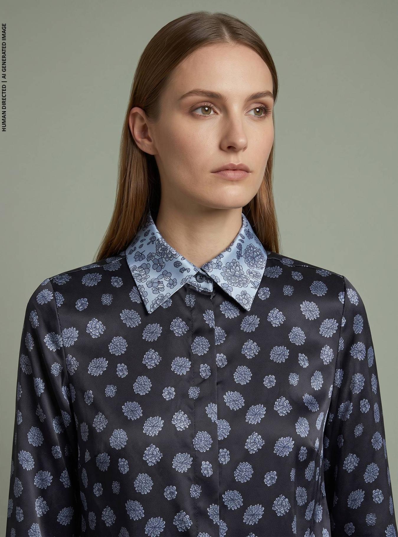 CAMICIA CON CONTRASTO RADURA